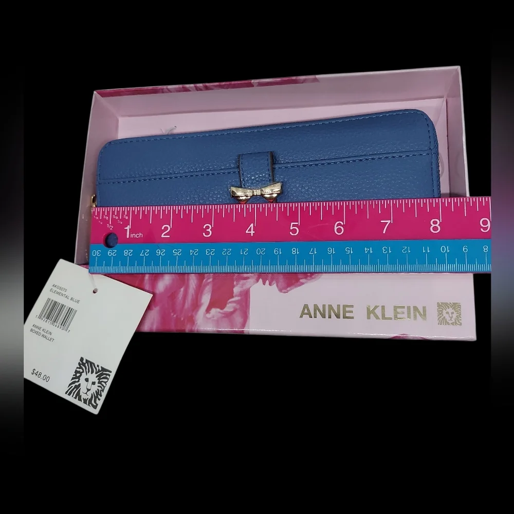 Anne Klein Blue Wristlet Wallet NWT - Picture 5 of 7